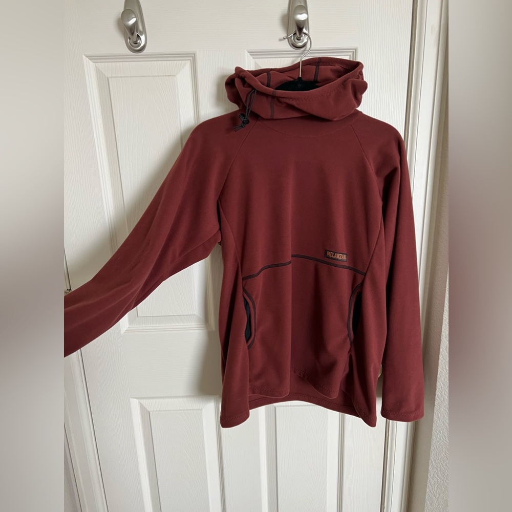 Brand New Maroon Melanzana Fleece